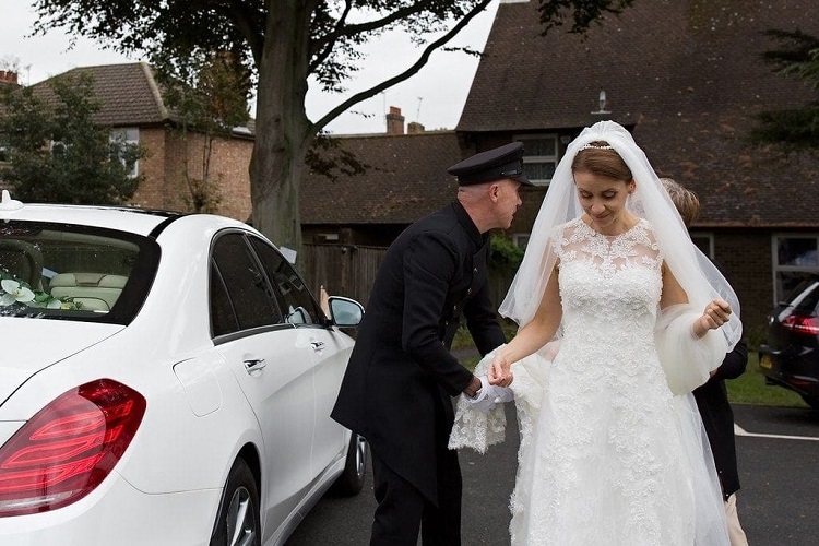 chauffeur service for wedding